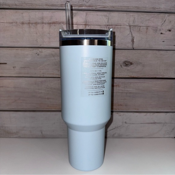 Stanley x Starbucks 40oz Quencher Tumbler - Spring Cinderella Blue - NWT, 2024 - Picture 5 of 10